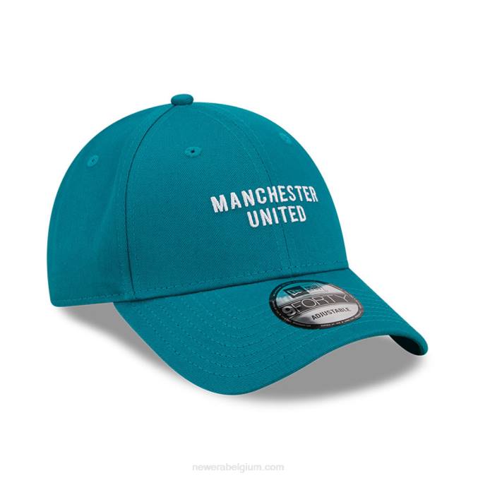 New Era manchester united seizoensgebonden turquoise 9forty verstelbare pet BT241448