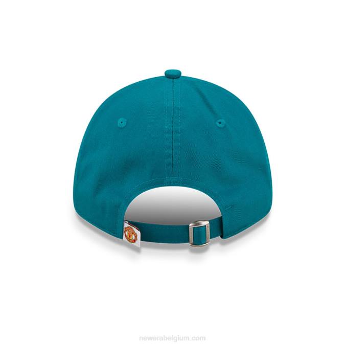 New Era manchester united seizoensgebonden turquoise 9forty verstelbare pet BT241448