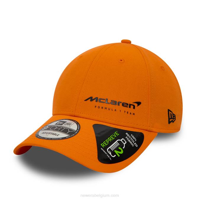 New Era mclaren f1 repreve oranje 9forty verstelbare pet BT241738