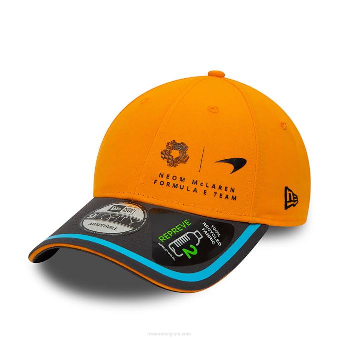 New Era mclaren formule e team oranje 9forty verstelbare pet BT241710