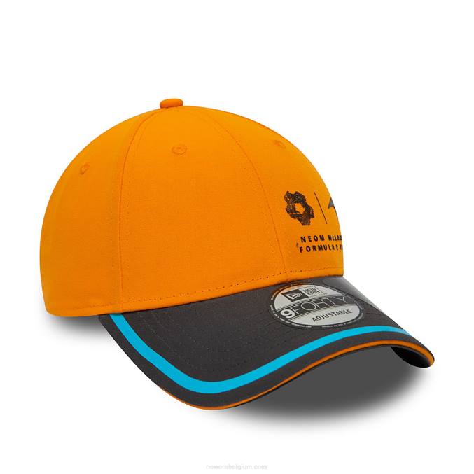 New Era mclaren formule e team oranje 9forty verstelbare pet BT241710