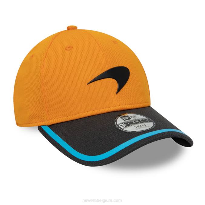 New Era mclaren logo kids oranje 9forty verstelbare pet BT241582
