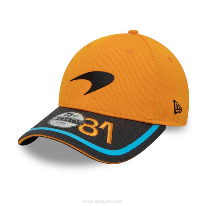 New Era mclaren oscar piastri kids oranje 9forty verstelbare pet BT241631