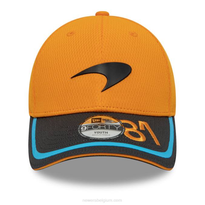 New Era mclaren oscar piastri kids oranje 9forty verstelbare pet BT241631