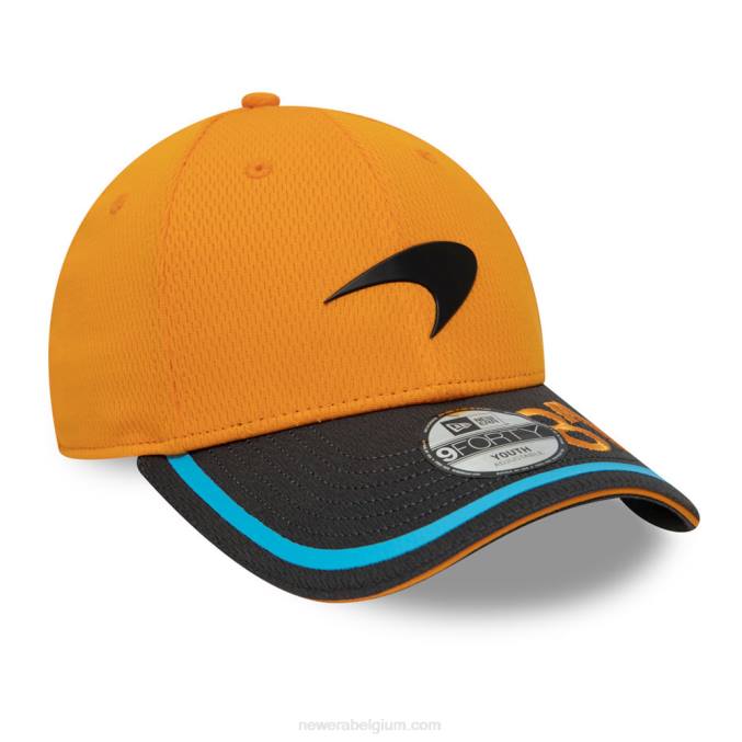 New Era mclaren oscar piastri kids oranje 9forty verstelbare pet BT241631