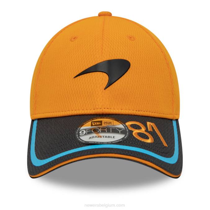 New Era mclaren oscar piastri oranje 9forty verstelbare pet BT241646