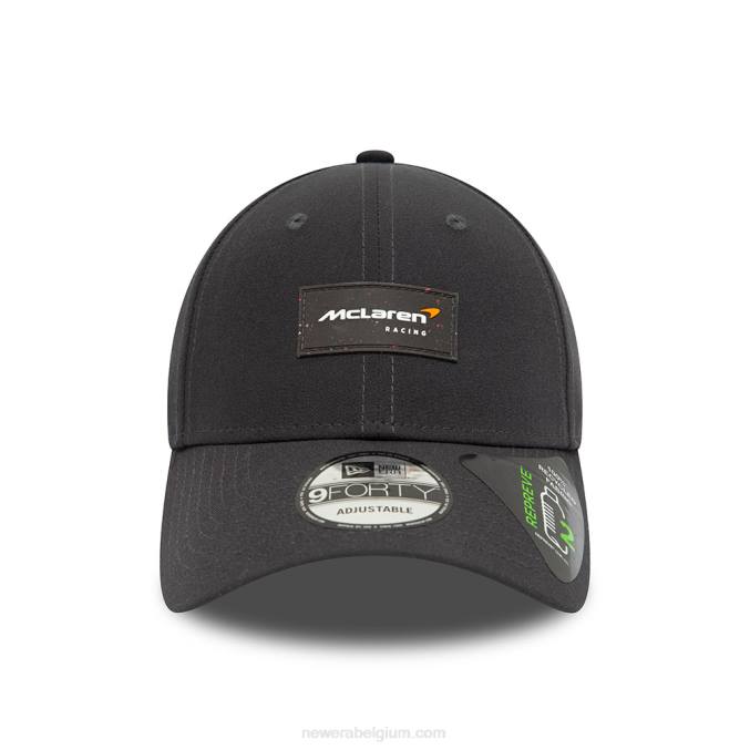 New Era mclaren repreve donkergrijze 9forty verstelbare pet BT241662