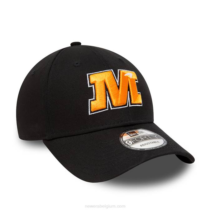 New Era mclaren zwarte 9forty verstelbare pet BT241447