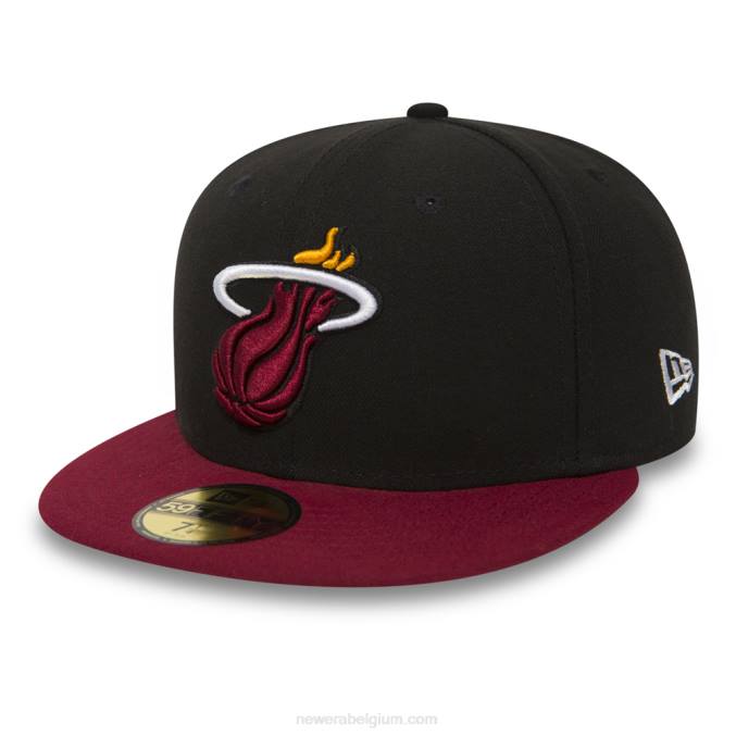 New Era miami heat essential zwart 59fifty pet BT24124
