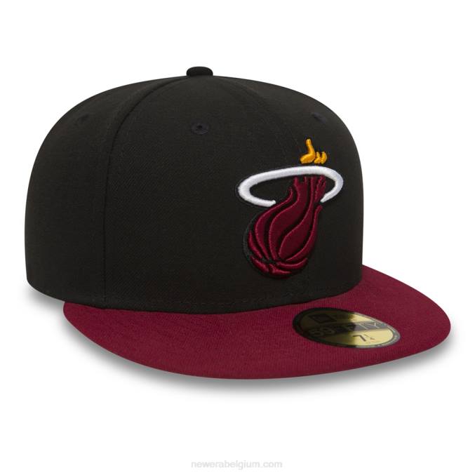 New Era miami heat essential zwart 59fifty pet BT24124