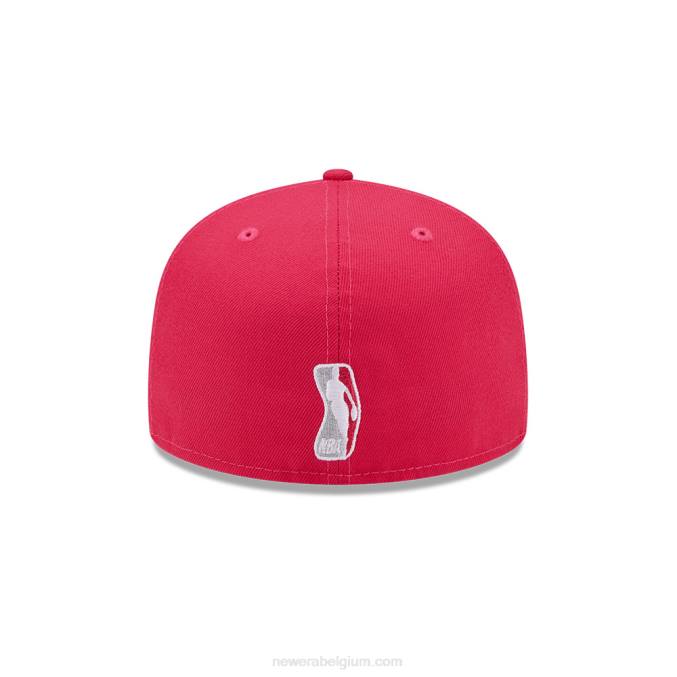 New Era miami heat light fantasie roze 59fifty getailleerde pet BT241160