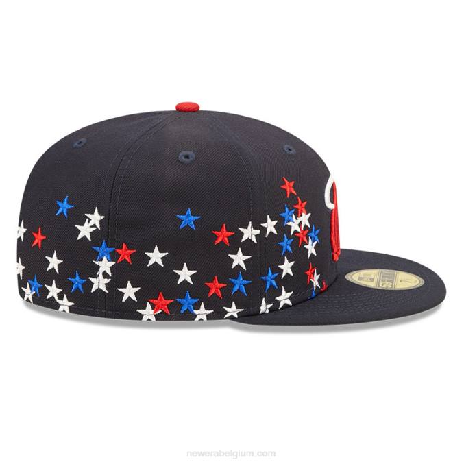 New Era miami heat nba americana marine 59fifty getailleerde pet BT24790