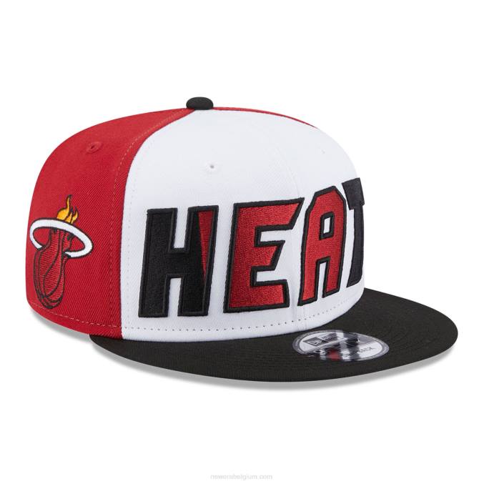 New Era miami heat nba back half zwarte 9fifty snapback pet BT241980