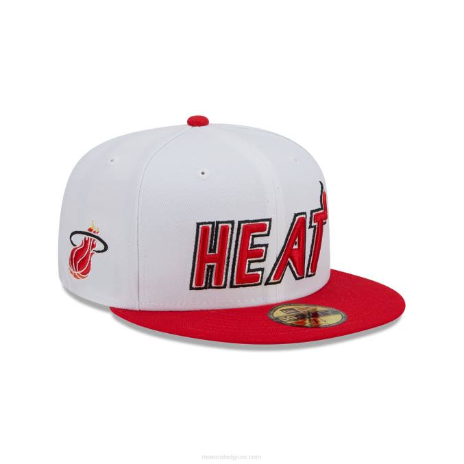 New Era miami heat nba klassieke witte 59fifty pet BT24270