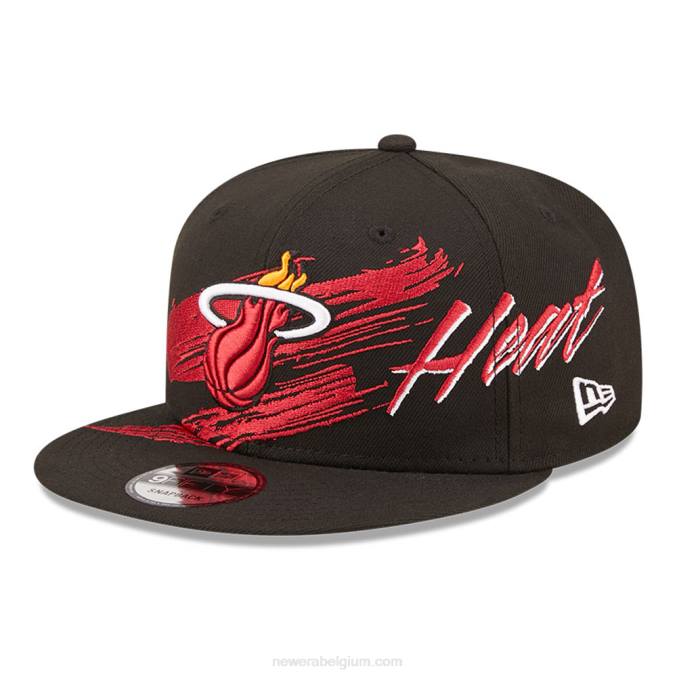 New Era miami heat nba sweep zwarte 9fifty snapback pet BT242094