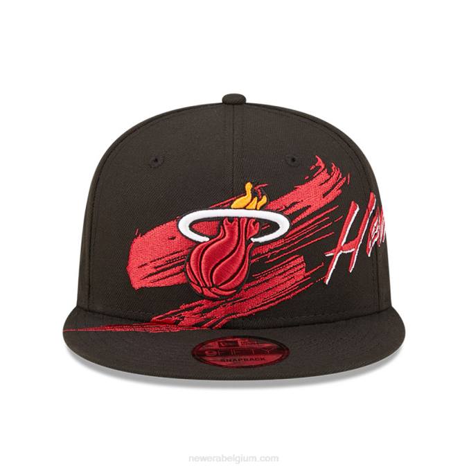 New Era miami heat nba sweep zwarte 9fifty snapback pet BT242094
