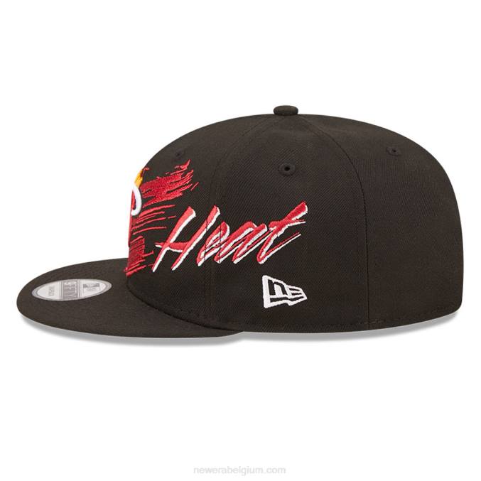 New Era miami heat nba sweep zwarte 9fifty snapback pet BT242094