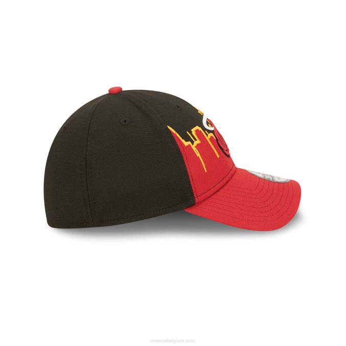 New Era miami heat nba tip off 2022 zwarte 39thirty stretch fit pet BT242202