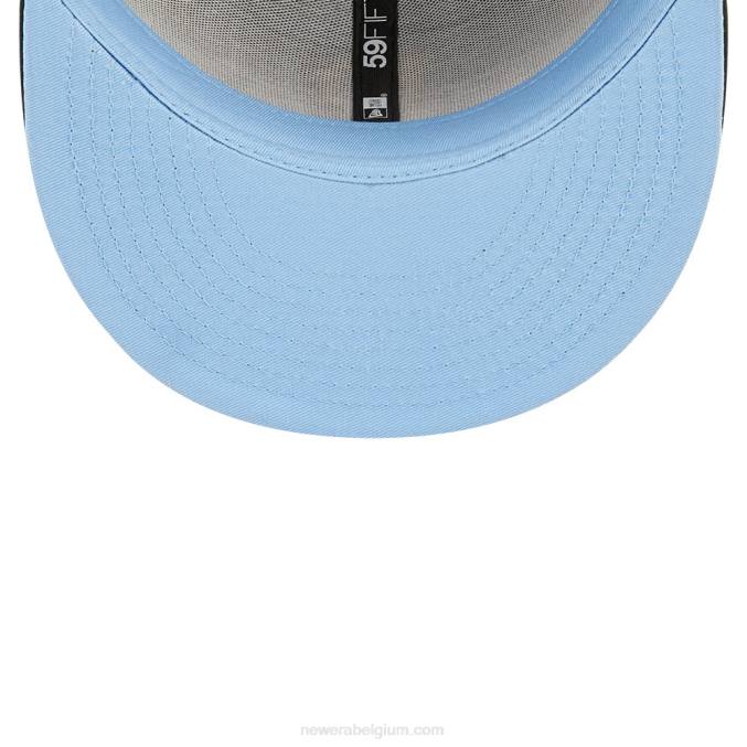 New Era miami marlins mlb pop sweat zwart 59fifty getailleerde pet BT24785