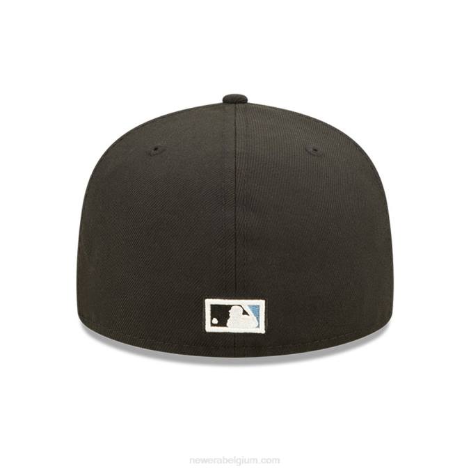 New Era miami marlins mlb pop sweat zwart 59fifty getailleerde pet BT24785