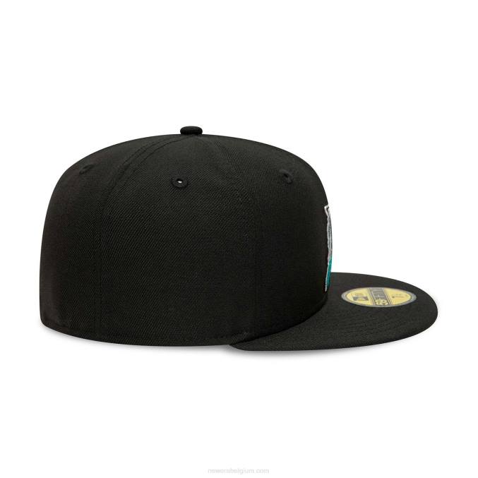 New Era miami marlins premium wol zwarte 59fifty pet BT24455