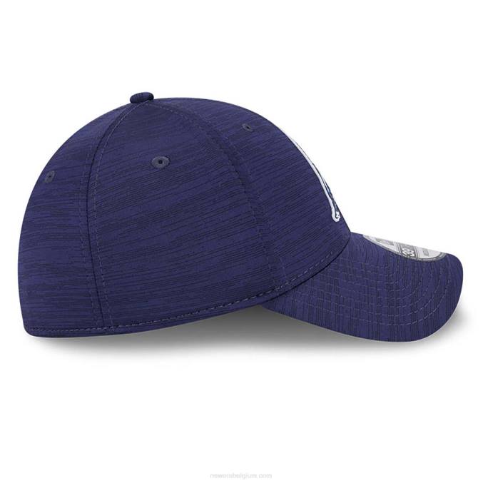 New Era milwaukee brewers mlb clubhouse blauw 39thirty stretch fit pet BT242168