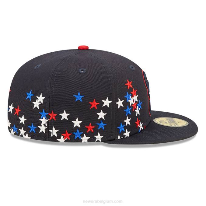 New Era milwaukee bucks nba americana marine 59fifty getailleerde pet BT241149