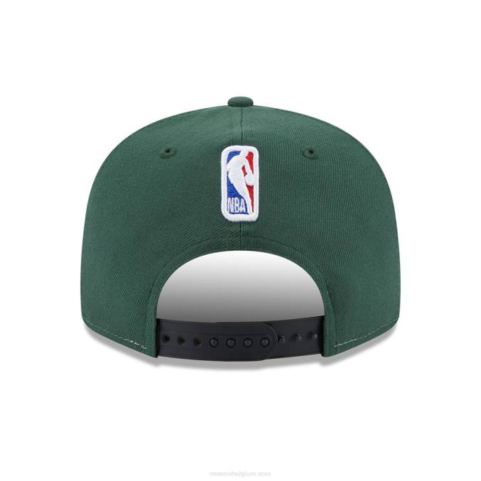 New Era milwaukee bucks nba back half groene 9fifty snapback pet BT242049