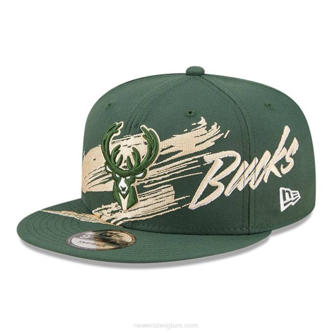 New Era milwaukee bucks nba sweep groene 9fifty snapback pet BT242055