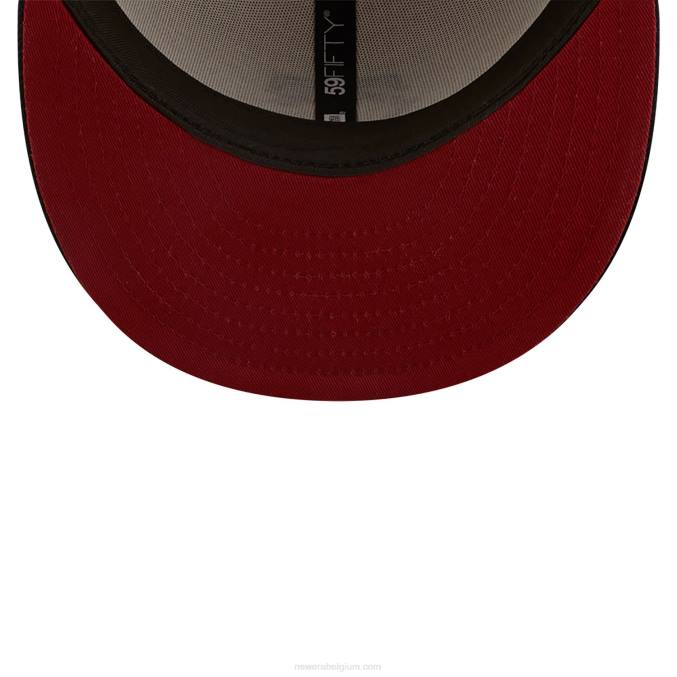 New Era minnesota twins herfst klassieke witte 59fifty getailleerde pet BT24347