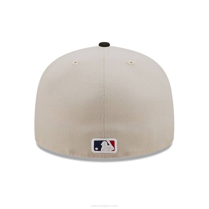 New Era minnesota twins herfst klassieke witte 59fifty getailleerde pet BT24347