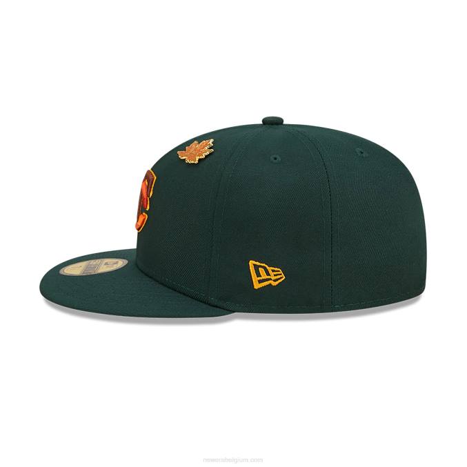 New Era minnesota twins lommerrijke donkergroene 59fifty getailleerde pet BT24773