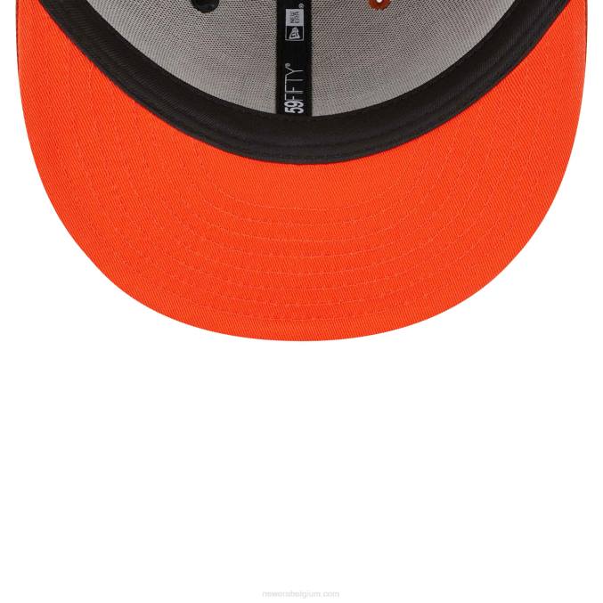New Era minnesota twins outer space oranje 59fifty getailleerde pet BT24564