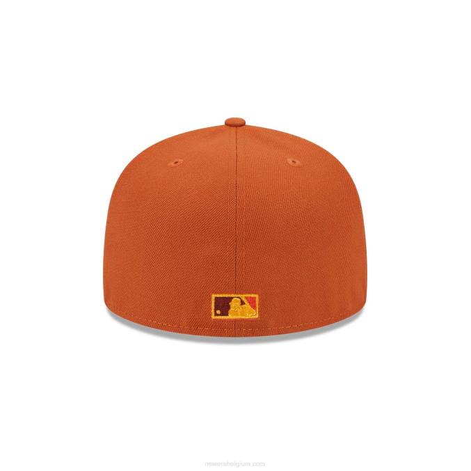 New Era minnesota twins outer space oranje 59fifty getailleerde pet BT24564