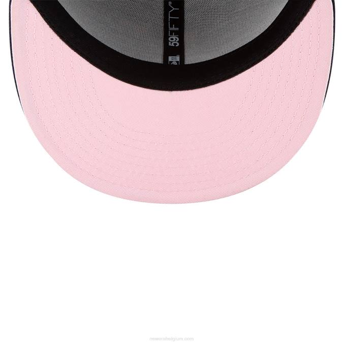 New Era minnesota twins side patch bloom navy 59fifty getailleerde pet BT24718