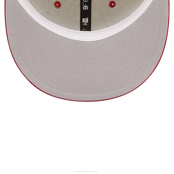 New Era mix van miami heat-logo in witte 9fifty snapback-pet BT241954