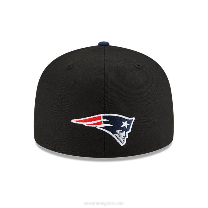 New Era new england patriots nfl draft zwarte 59fifty getailleerde pet BT24183