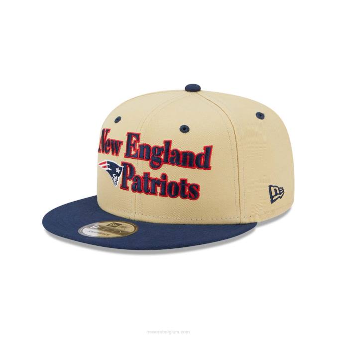 New Era new england patriots nfl retro creme 9fifty snapback pet BT242102