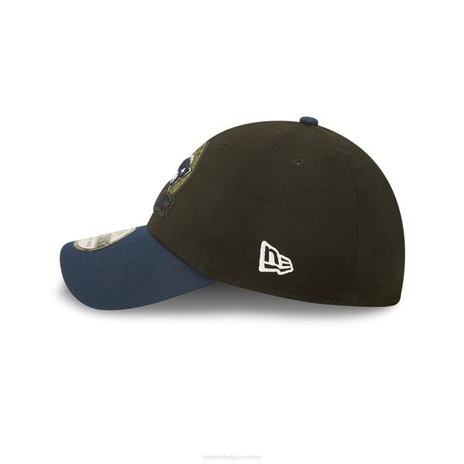 New Era new england patriots nfl salute to service zwarte 39thirty stretch fit pet BT242169