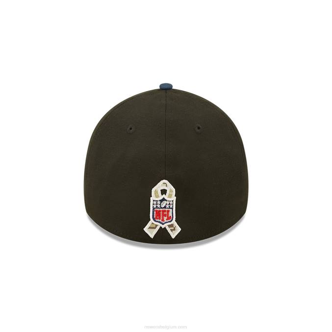 New Era new england patriots nfl salute to service zwarte 39thirty stretch fit pet BT242169