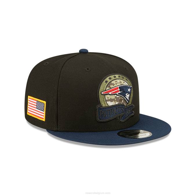 New Era new england patriots nfl salute to service zwarte 9fifty snapback pet BT242077