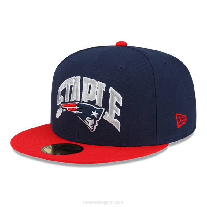 New Era new england patriots x nietje marine 59fifty getailleerde pet BT241202
