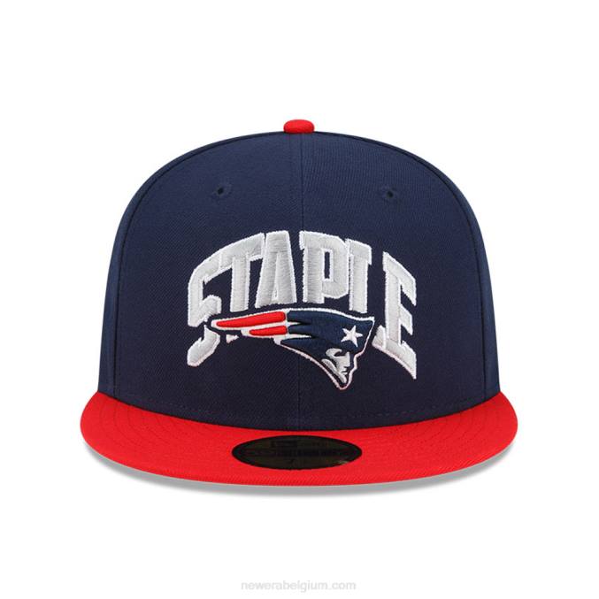 New Era new england patriots x nietje marine 59fifty getailleerde pet BT241202