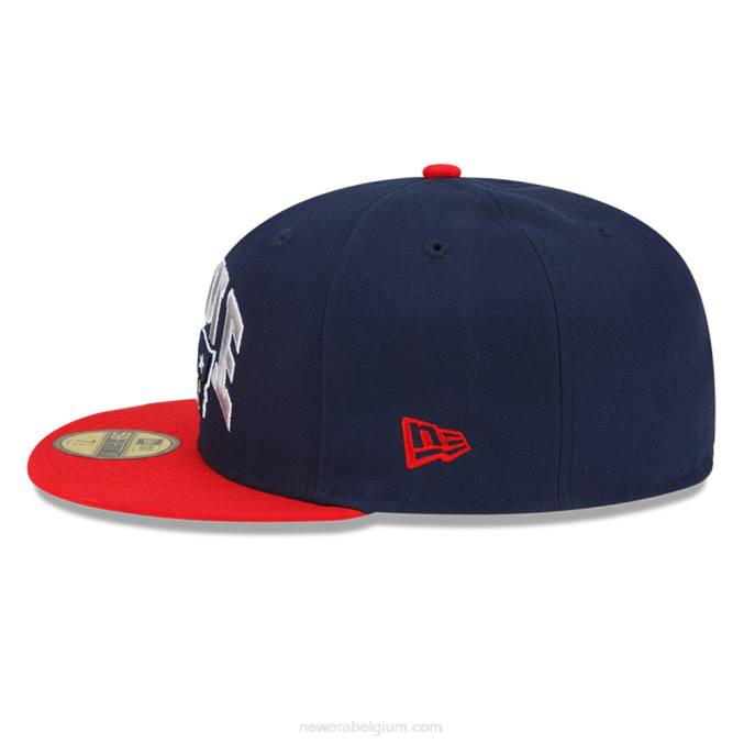 New Era new england patriots x nietje marine 59fifty getailleerde pet BT241202