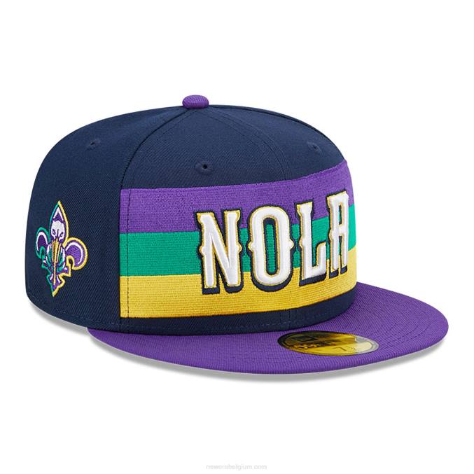 New Era new orleans pelicans authentics city edition marine 59fifty getailleerde pet BT241061