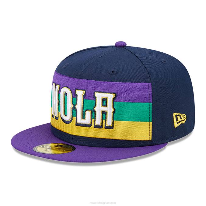 New Era new orleans pelicans authentics city edition marine 59fifty getailleerde pet BT241061