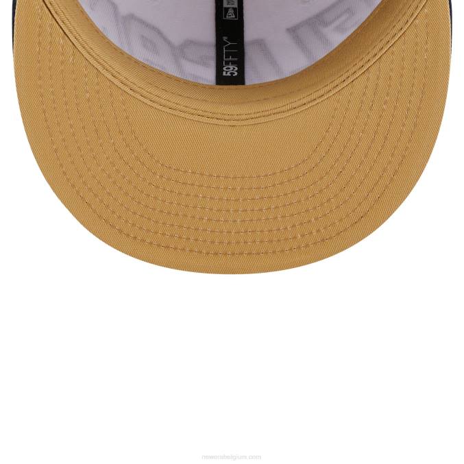 New Era new orleans pelicans nba back half blue 59fifty fitted cap BT24571