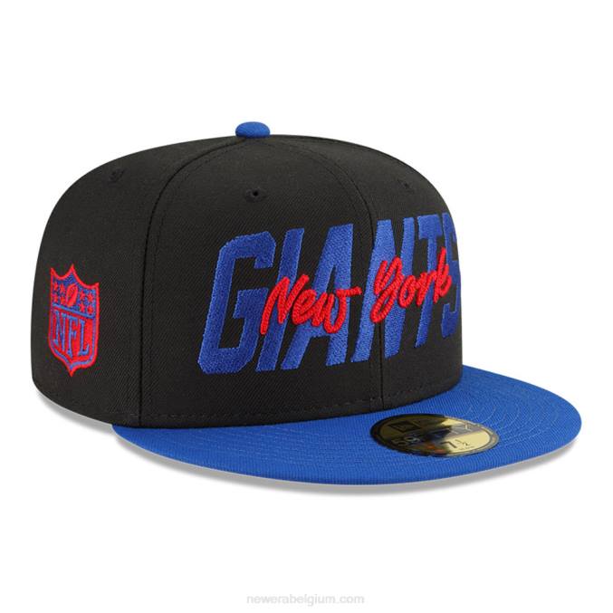 New Era new york giants nfl draft zwarte 59fifty pet BT24245