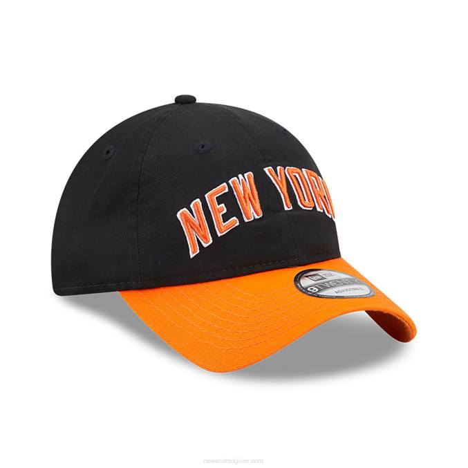 New Era new york knicks authentics city edition zwarte 9twenty verstelbare pet BT242243