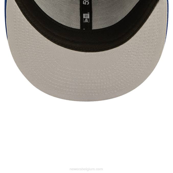 New Era new york mets crown champs blauwe 59fifty getailleerde pet BT24834